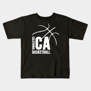 California Basketball 02 Kids T-Shirt